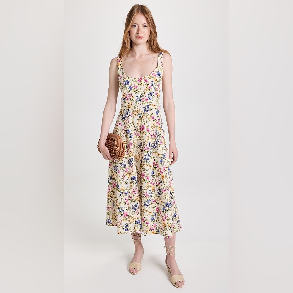 En Saison Floral Midi Dress
